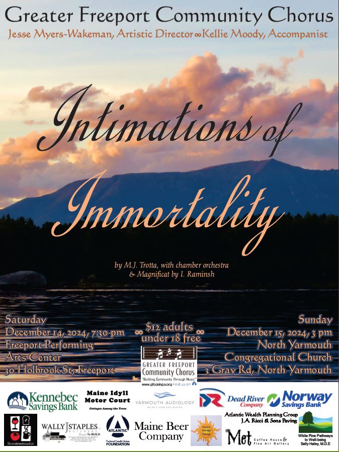 Concert: Intimations of Immortality